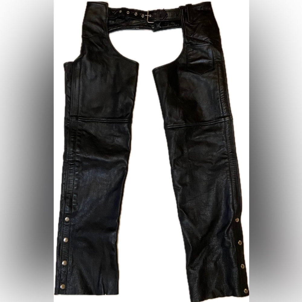 Motorcycle Leather Riding Chaps Xelement Advanced Motorcycle Gear Leather UNISEX